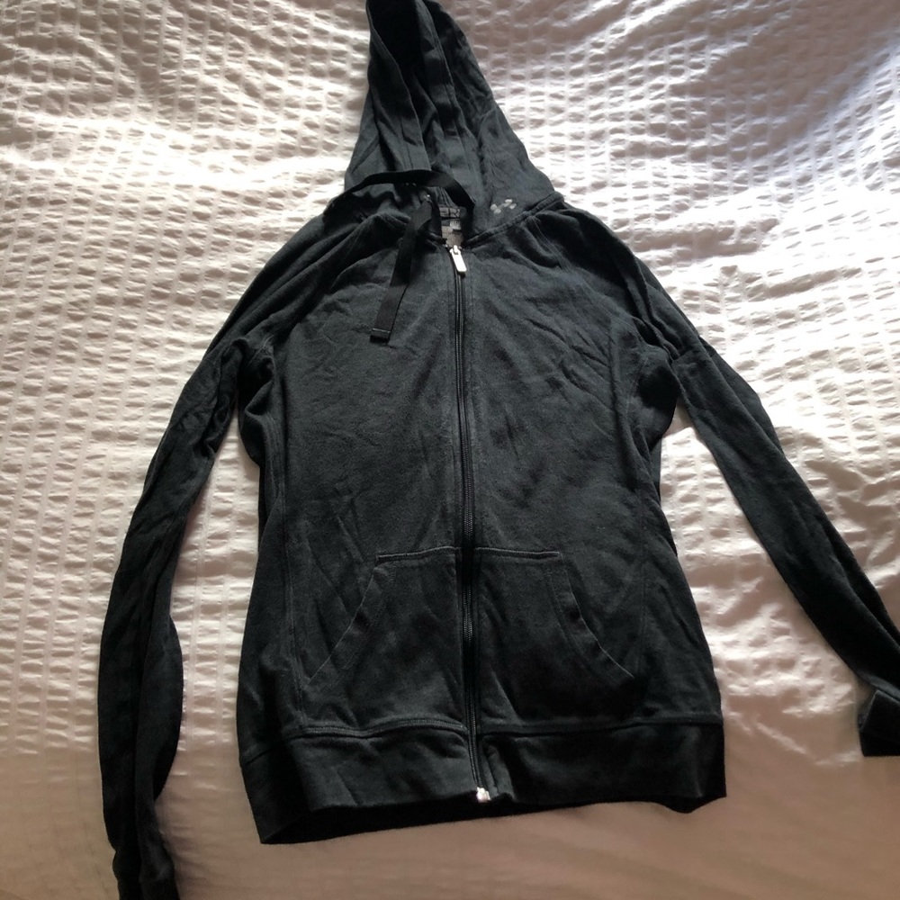 Black Zip Up Hoodie